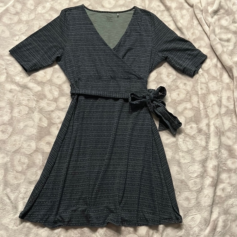 COPY - Toad & Co Cue Short Sleeve Wrap Dress Size XL